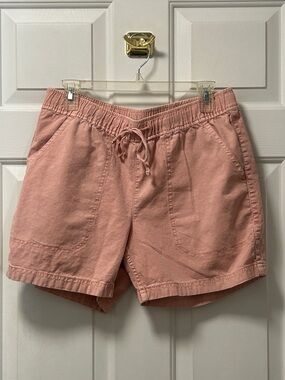 Eddie Bauer Women's Casual Drawstring Shorts - Pink Size Medium